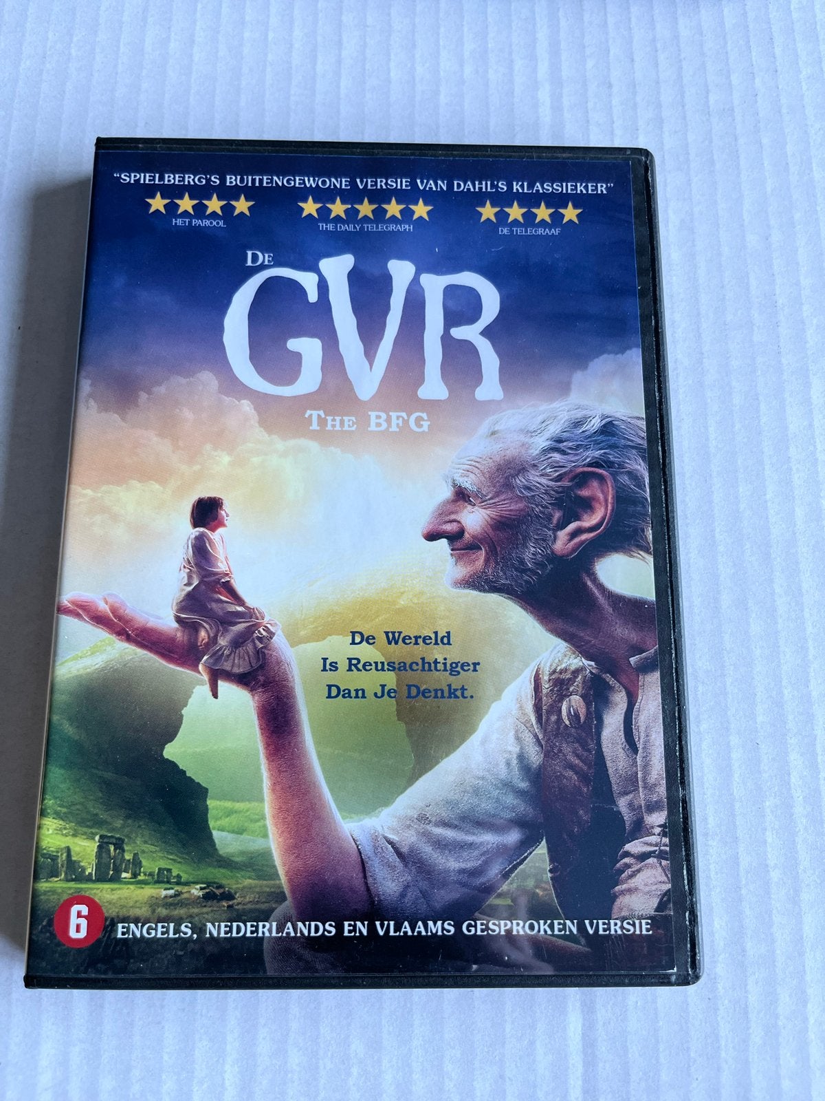 De GVR (The BFG) - Steven Spielberg DVD, Avontuur, Nederlands, Vanaf 6 jaar, Film