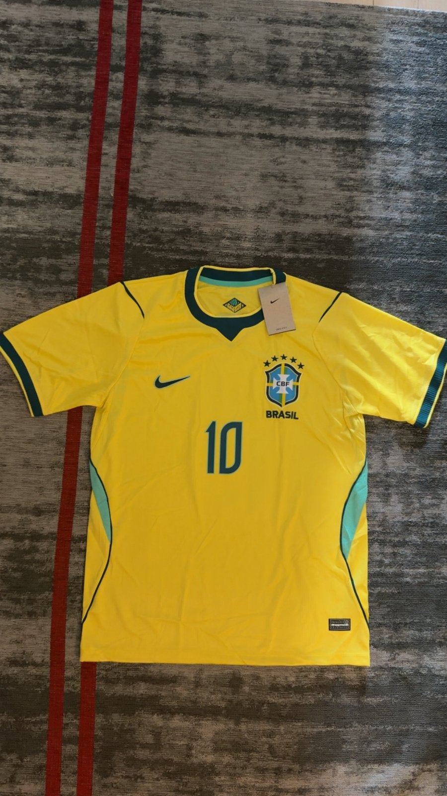 Neymar JR Thuisshirt Brazilië WK 2026 - Maat M, Kleding | Heren, Sportkleding, Maat 48/50 (M), Geel, Nieuw, Ophalen of Verzenden