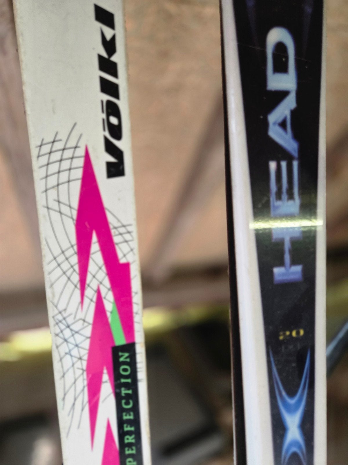 Oude ski's voor decoratie - per paar, Overige merken, 160 tot 180 cm, Gebruikt, Ophalen of Verzenden