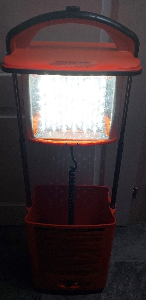 led bouwverlichting op accu / professionele bouwlamp, Ophalen of Verzenden, Gebruikt, Minder dan 50 watt, Lamp