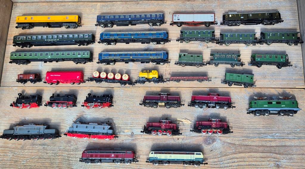 Diverse N-schaal modelspoor: Europees & Amerikaans, Ophalen of Verzenden, Gebruikt, Locomotief, Trix