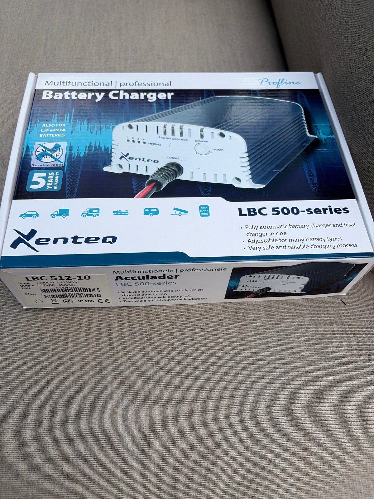 Xenteq LBC 512-10 Acculader - Multifunctioneel & Professione, Ophalen of Verzenden, Nieuw, Universele onderdelen