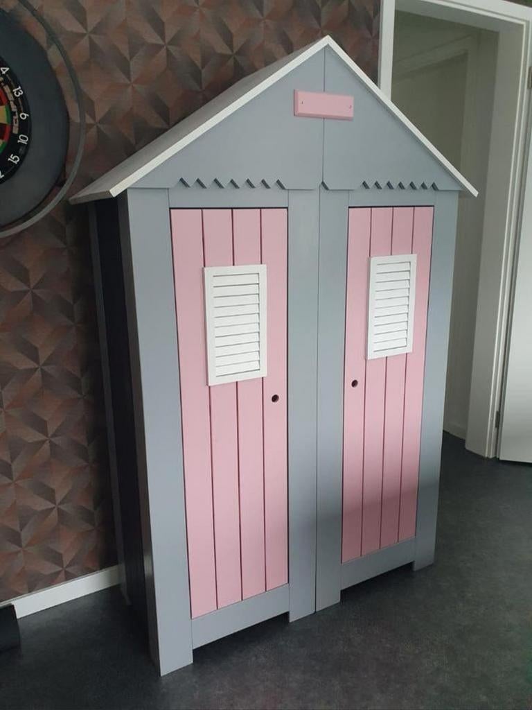 Kledingkast, Met deur(en), Zo goed als nieuw, Overige houtsoorten, Ophalen