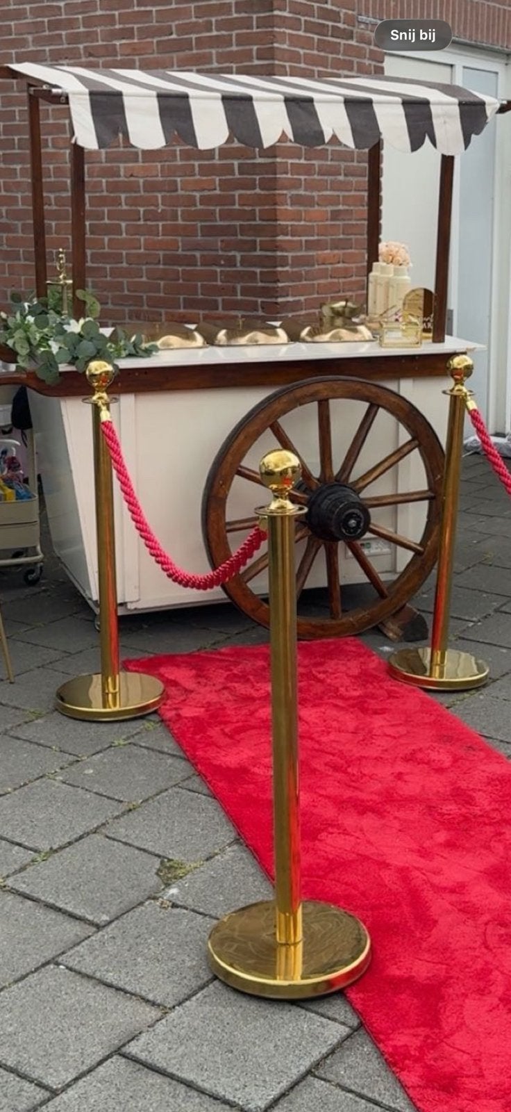 Exclusieve Vintage IJskar / Eventkar / Bruiloft Eyecatcher, Ophalen of Verzenden