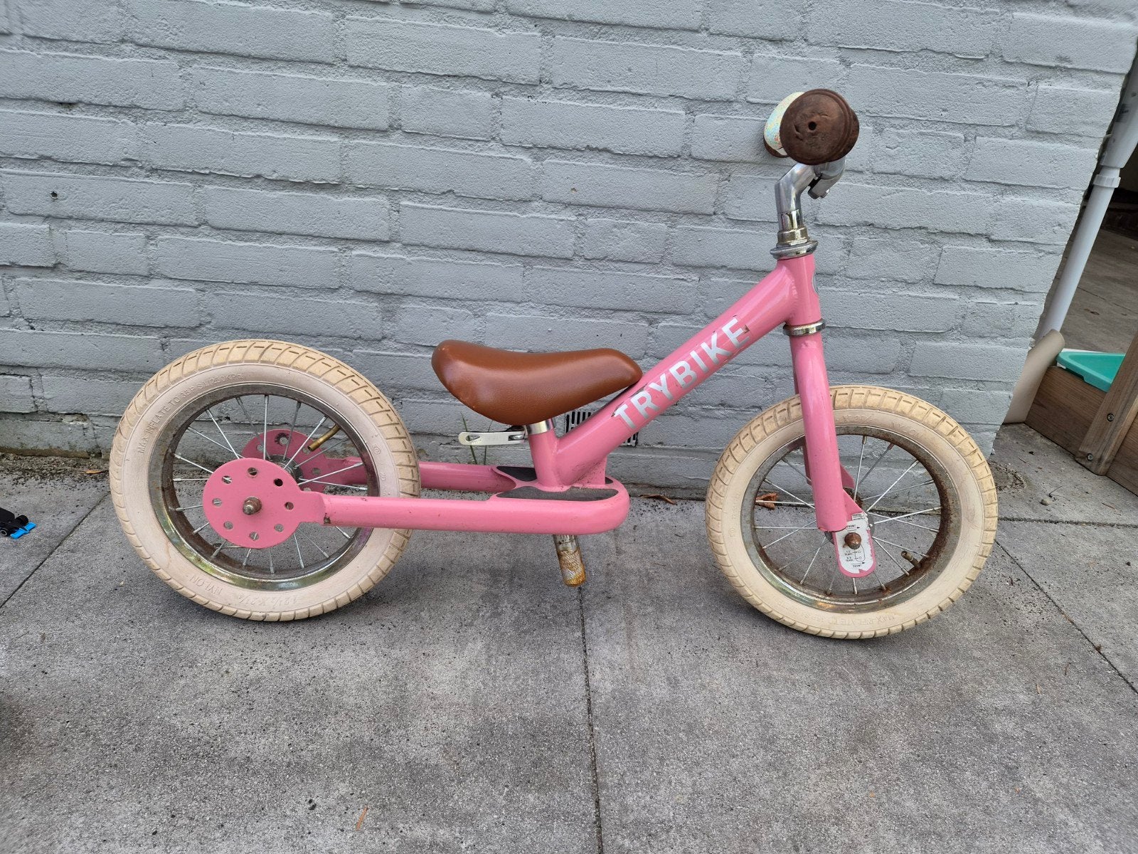 Trybike loopfiets roze, Ophalen, Gebruikt, Minder dan 16 inch, Trybike