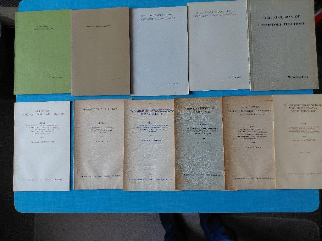 proefschriften en redes wiskunde, Ophalen of Verzenden, Gelezen, Overige wetenschappen