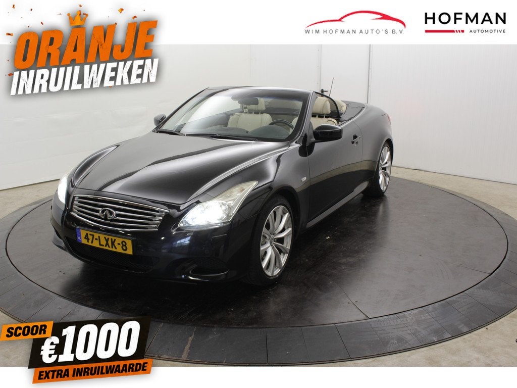 Infiniti G 37 Cabrio GT Premium Bose Camera NL Auto, Auto's, Infiniti, Gebruikt, Bedrijf, G-serie, Autotrust