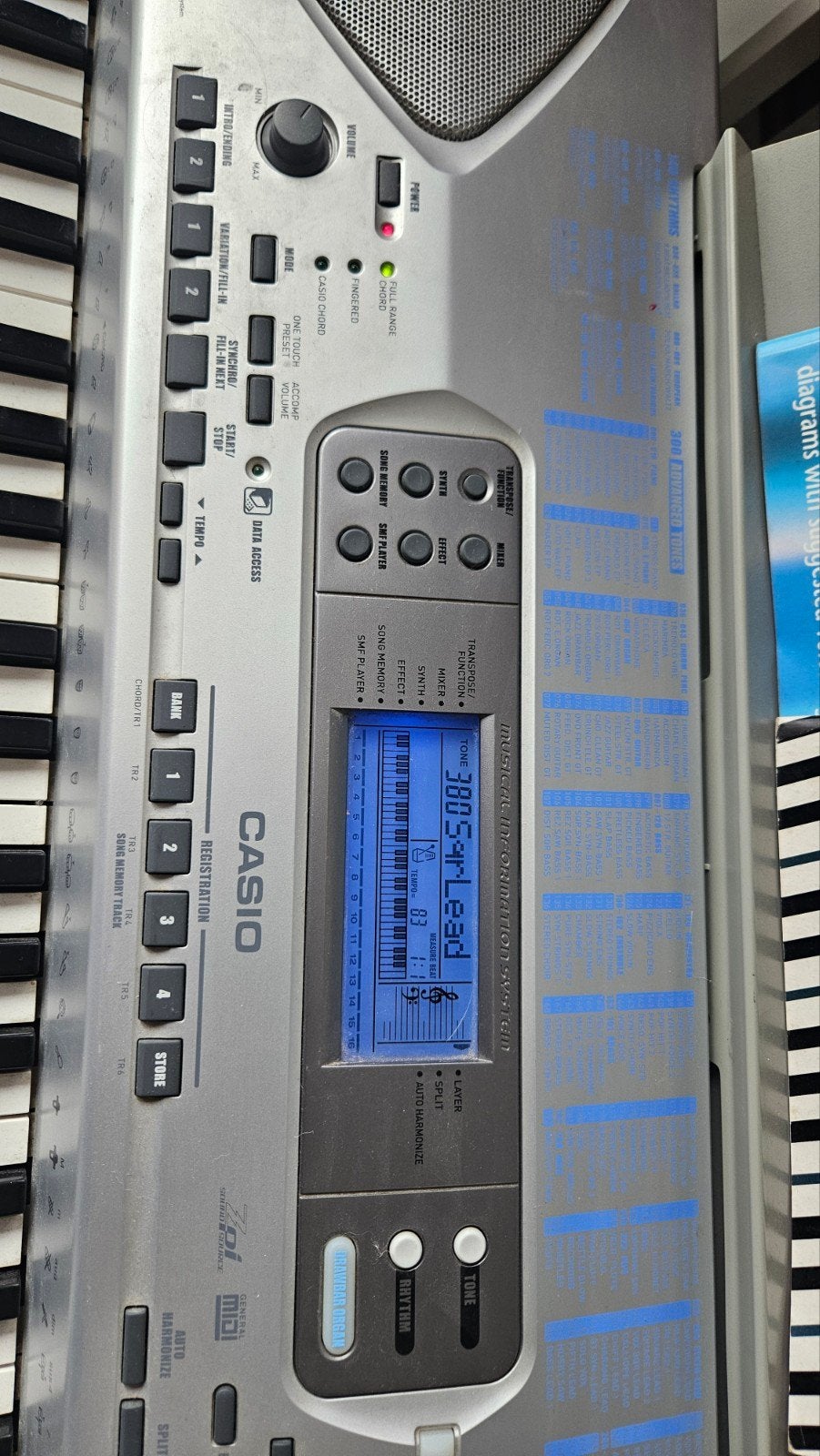 Casio CTK-691 Keyboard met standaard, Muziek en Instrumenten, Keyboards, Ophalen, Casio, Met standaard, 61 toetsen