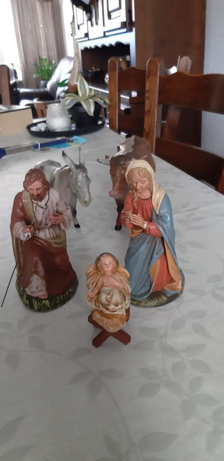 Grote kunstof kerstbeelden, Ophalen of Verzenden