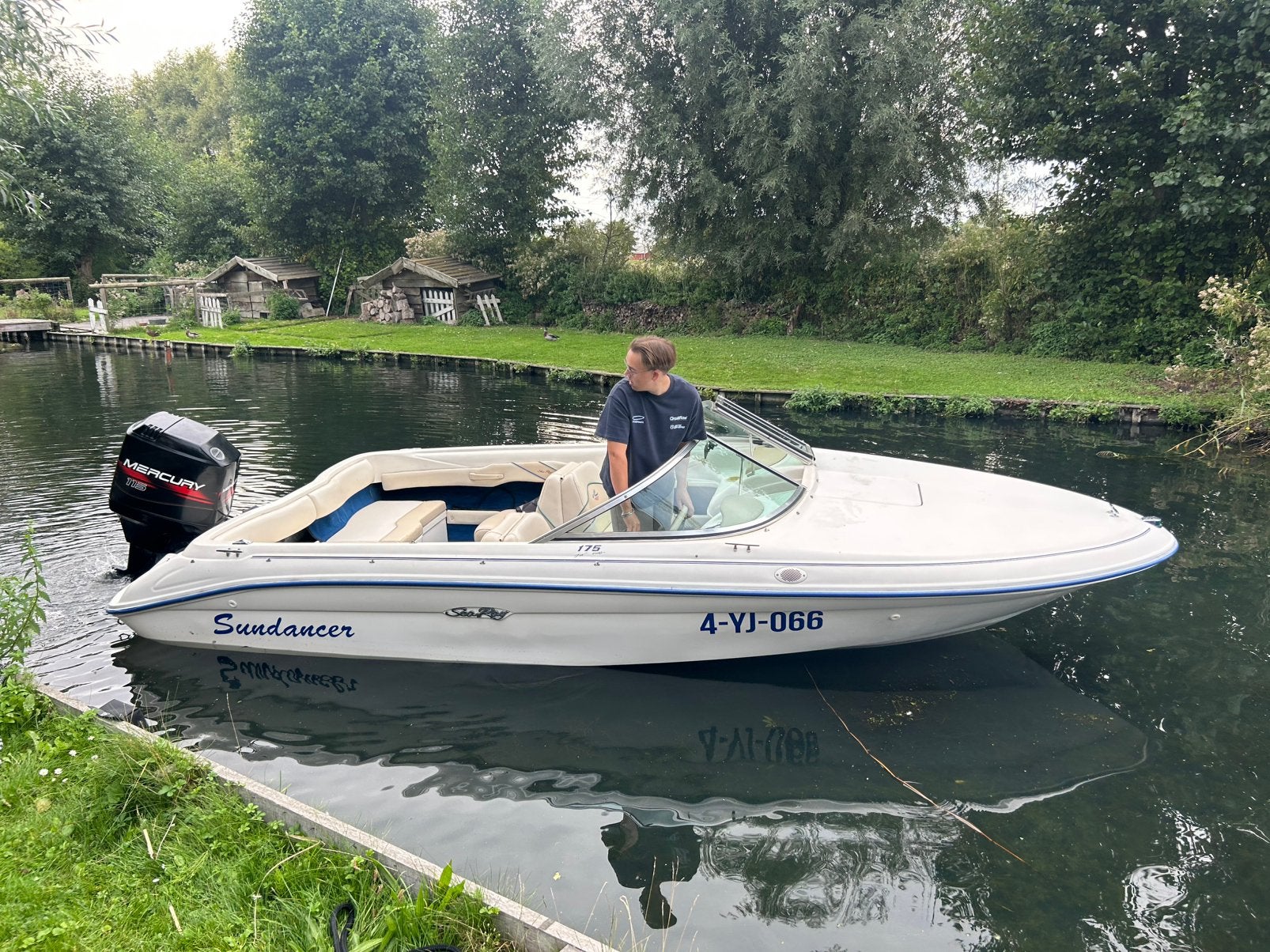 Sea Ray Sundancer 175 met 115 pk Mercury, Watersport en Boten, Ophalen, Gebruikt, 70 tot 120 pk, Sea Ray