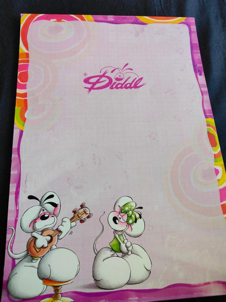 Diddle blok A4, Verzamelen, Diddl, Papier, Kaart of Schrift, Ophalen of Verzenden