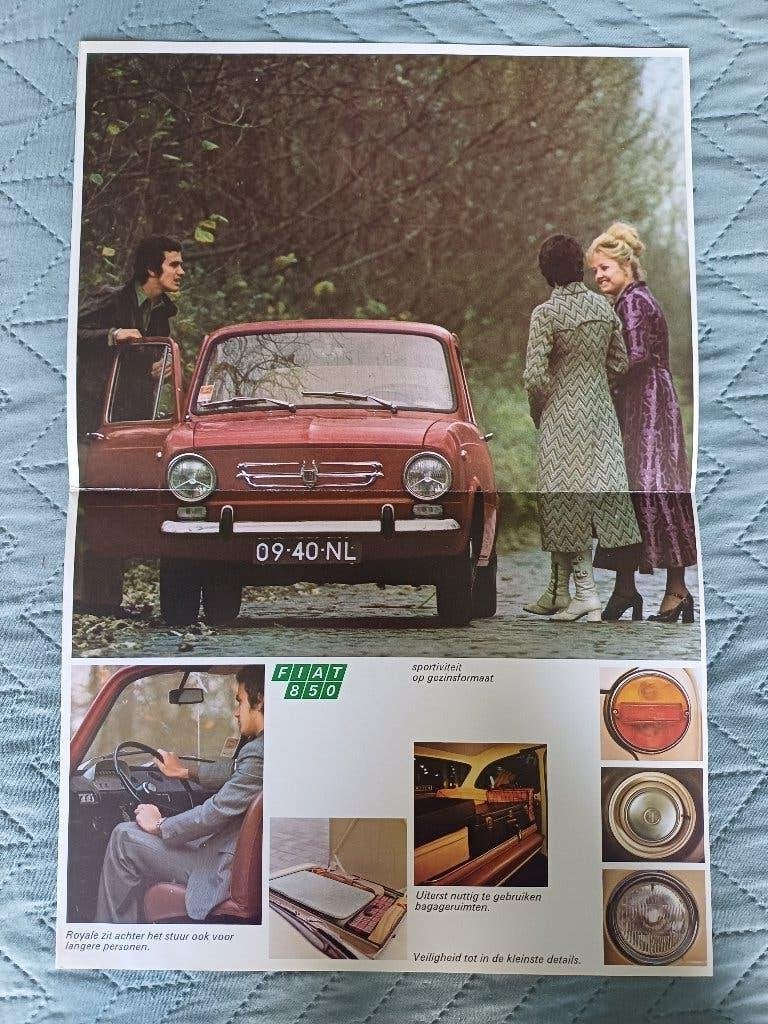 Fiat 850 Special brochure, Verzenden, Gelezen, Overige merken