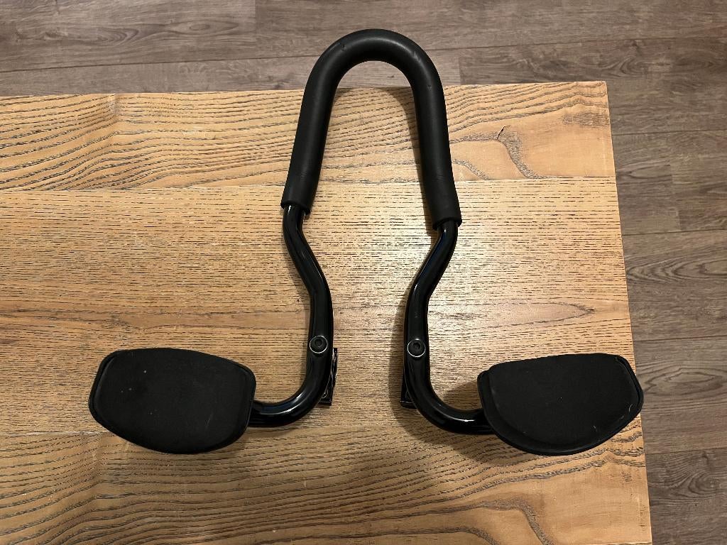 Triathlon opzetstuur/Aerobars met armsteunen., Ophalen of Verzenden, Gebruikt, Onbekend