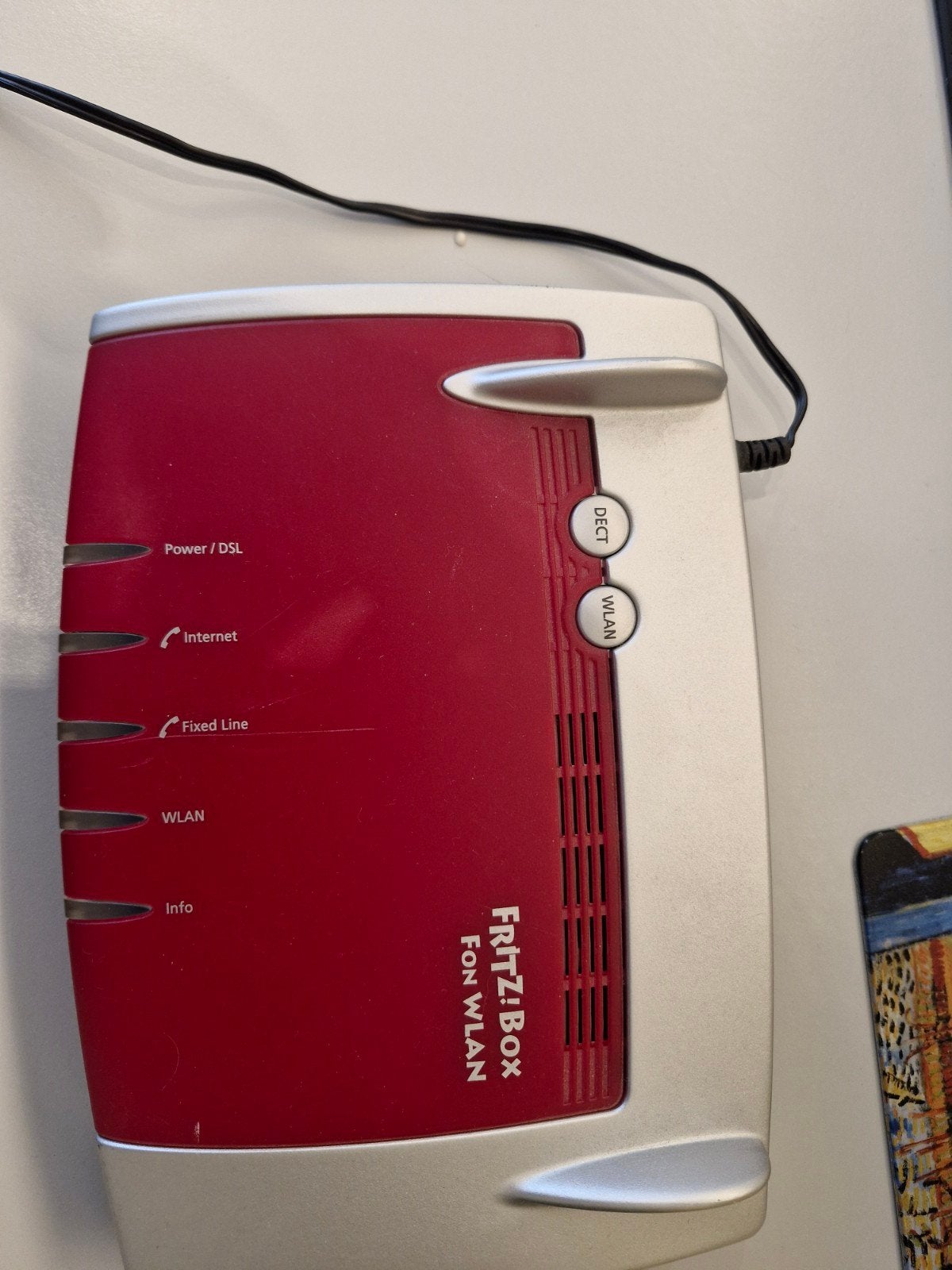 FRITZ!Box Fon WLAN 7360 Router met modem, Computers en Software, Routers en Modems, Ophalen of Verzenden, Gebruikt, Router met modem