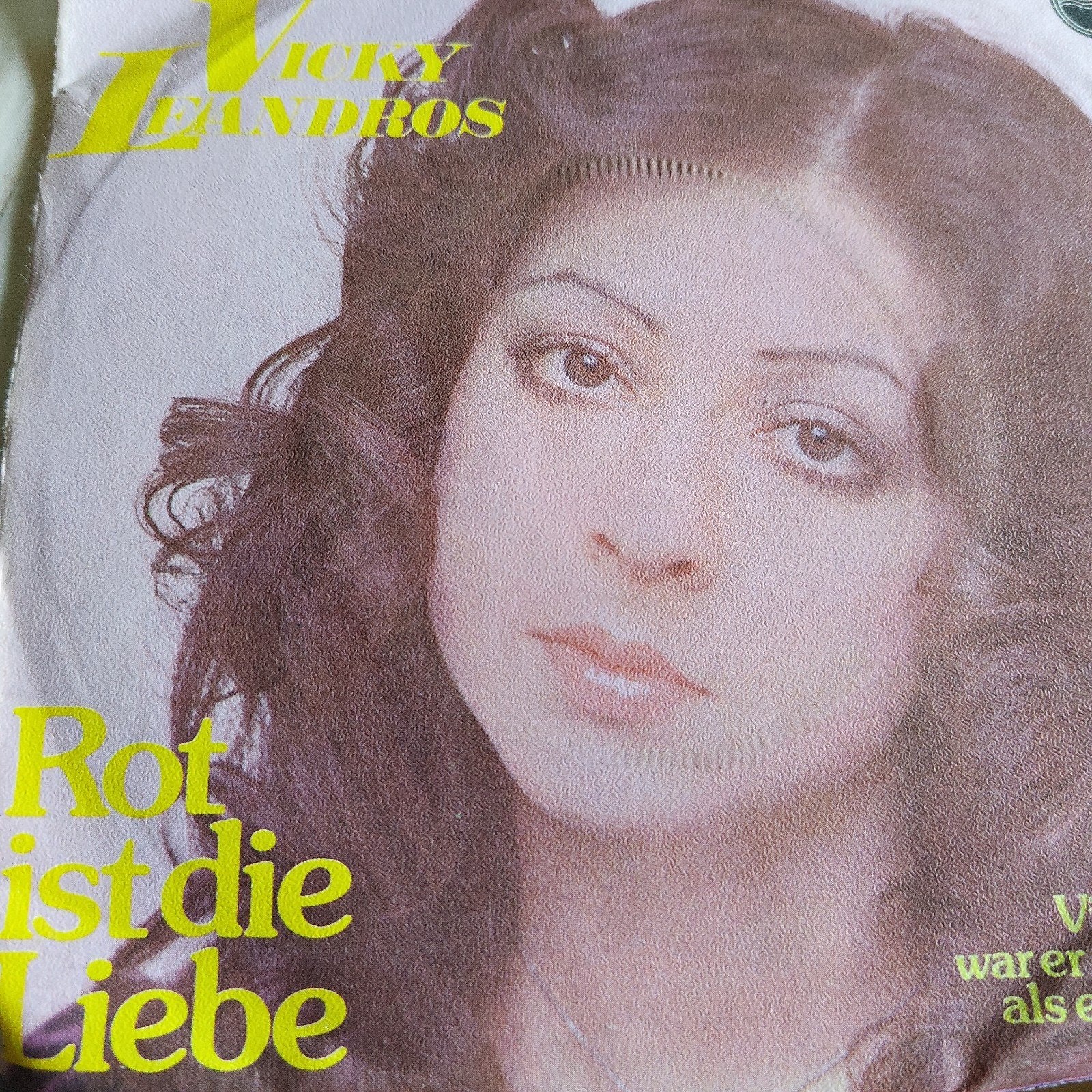 Vicky Leandros - Rot ist die Liebe (Single), Cd's en Dvd's, Gebruikt, 7 inch, EP, Schlager