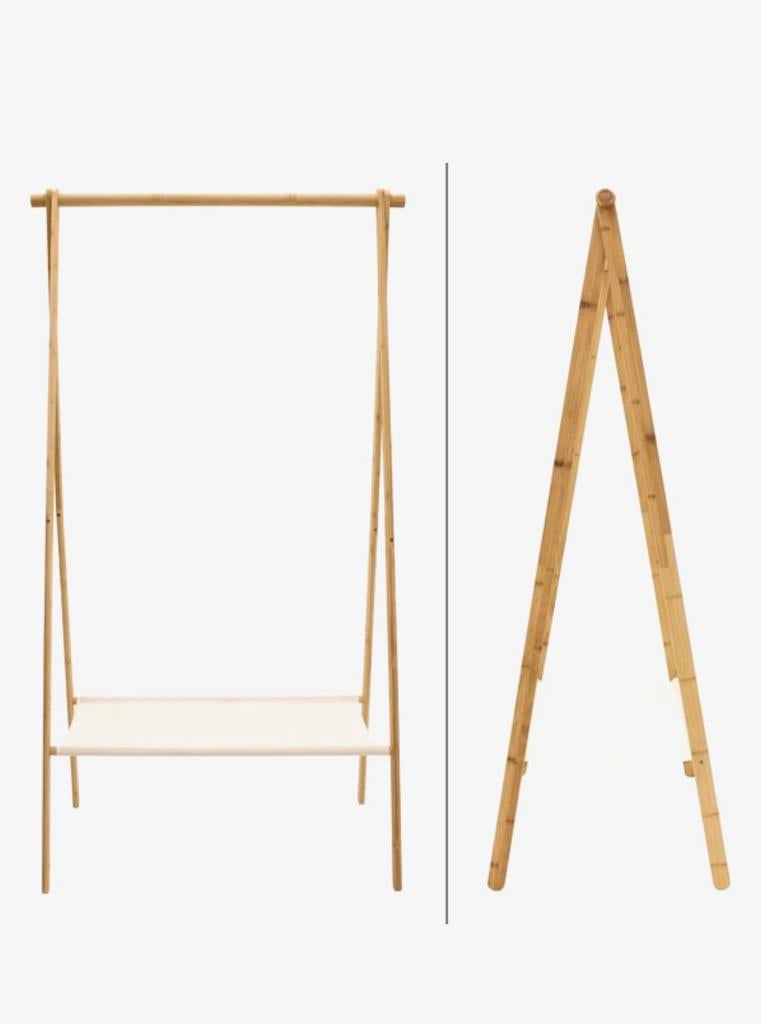 Gezocht houten kleding rek, Ophalen of Verzenden, Nieuw, Staande kapstok