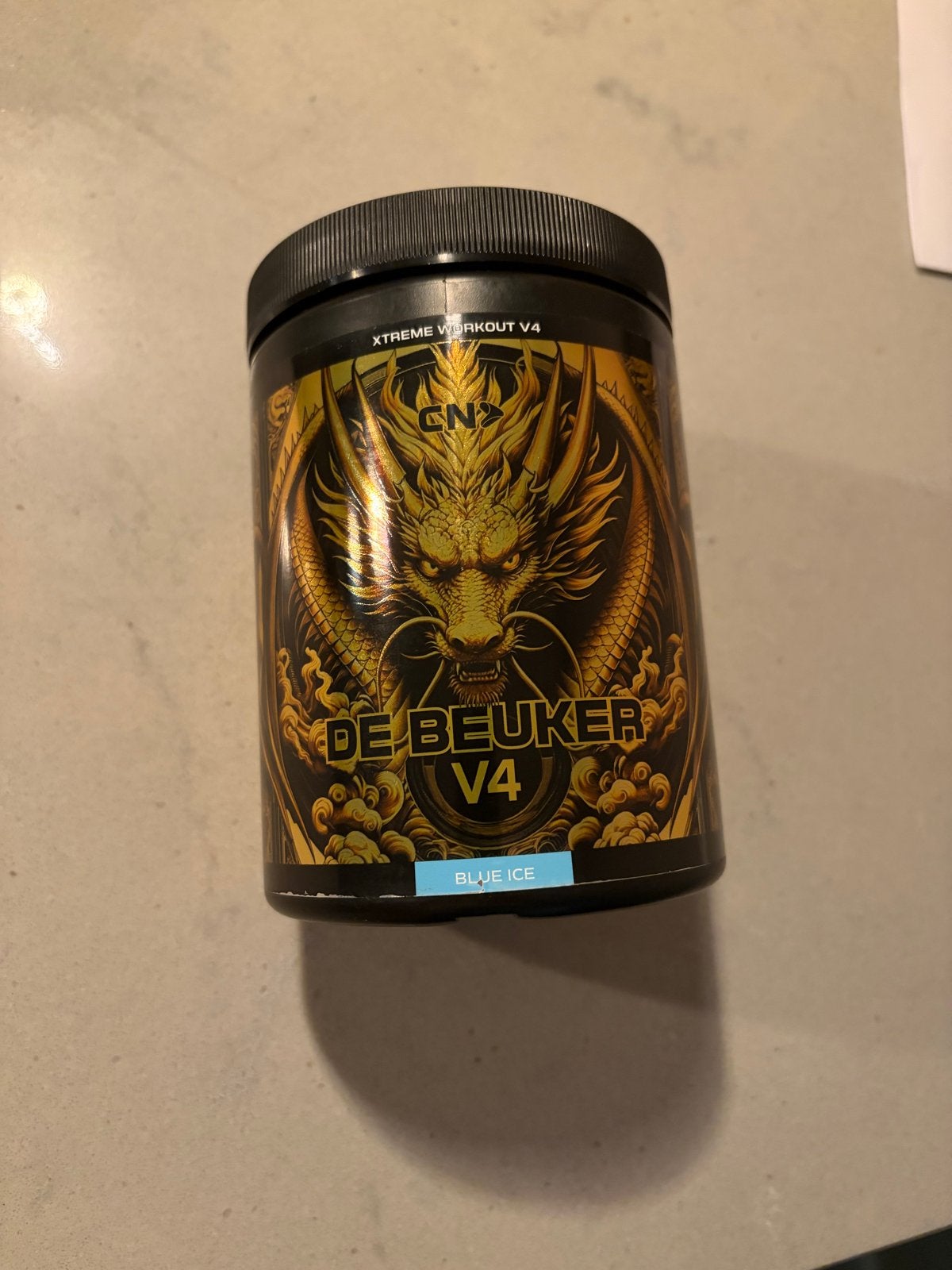 CNX De Beuker V4 Pre-Workout Blue Ice - Nieuw, Ophalen of Verzenden, Nieuw, Poeder of Drank