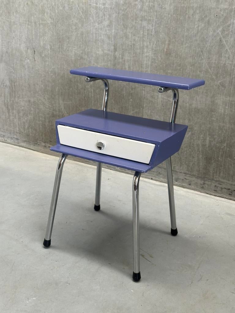 Vintage nachtkastje Auping Rietveld, Gebruikt, Ophalen of Verzenden, X, Campingkast