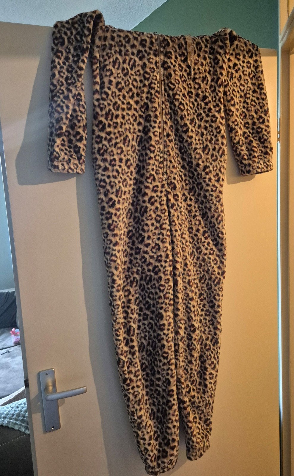 Warme onsie hunkemoller maat S panter print 100% polyester, Hunkemöller, Ophalen, Gedragen, Maat 36 (S)