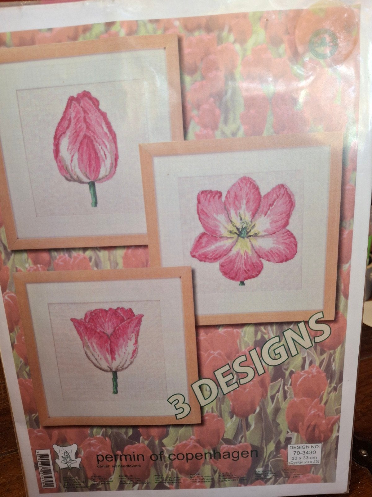 3 designs tulp, Hobby en Vrije tijd, Ophalen of Verzenden, Nieuw, Borduurpakket