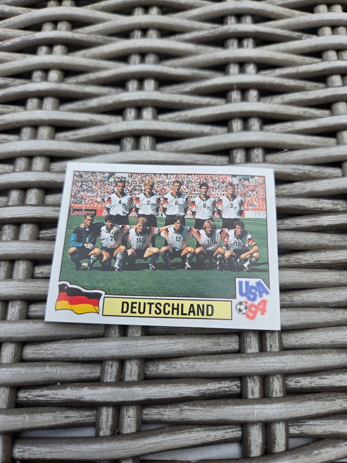 Panini WK 94, Verzamelen, Sportartikelen en Voetbal, Ophalen of Verzenden, Zo goed als nieuw, Buitenlandse clubs, Poster, Plaatje of Sticker