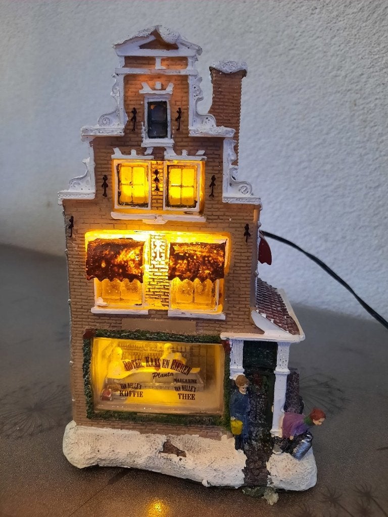 Nostalgisch Kerstdorp - Van Nelle Koffie & Thee / Kaaswinkel, Ophalen of Verzenden, Zo goed als nieuw