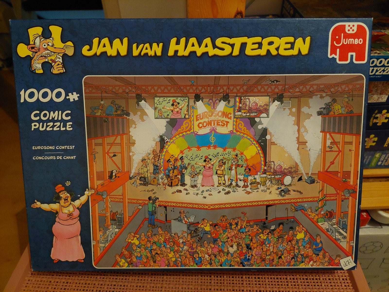 Jan van Haasteren 1000+ Comic Puzzel Eurosong Contest, Hobby en Vrije tijd, Denksport en Puzzels, Ophalen, 500 t/m 1500 stukjes