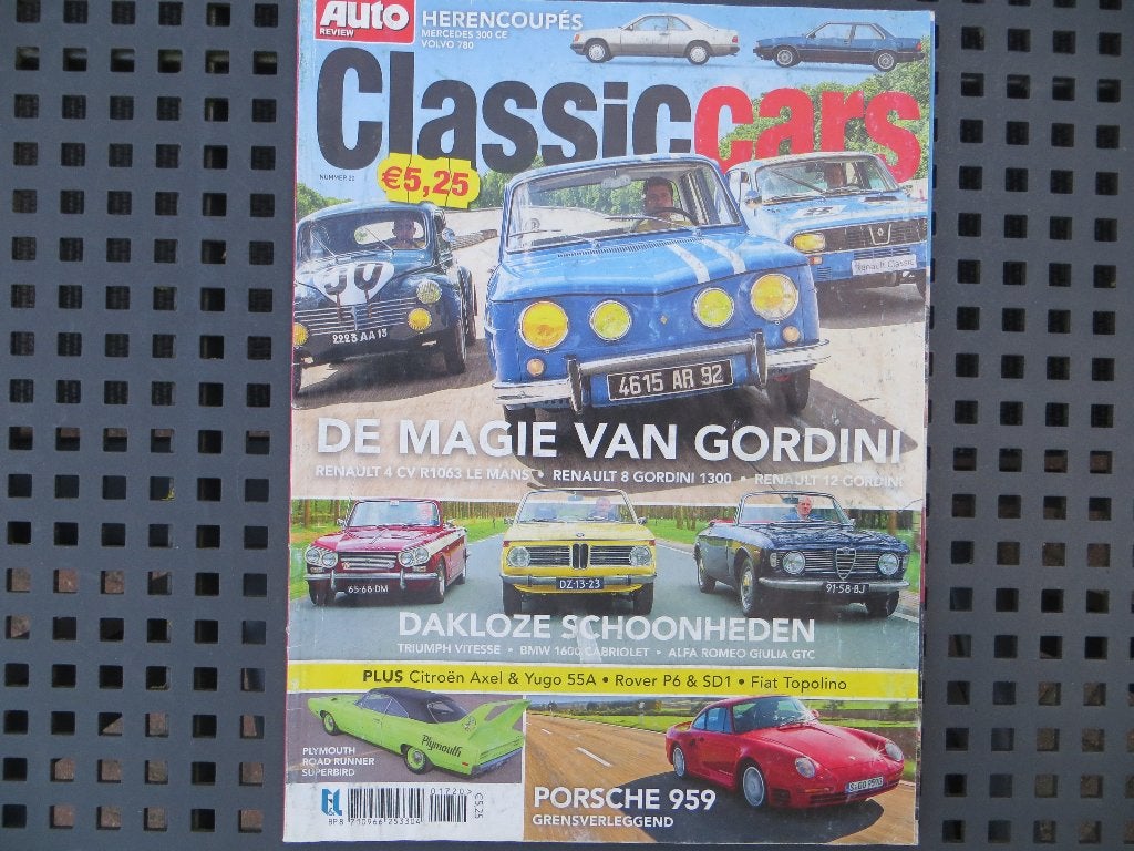 Classic Cars 20: Renault 4CV R1063 Le Mans, Renault 8 Gord., Ophalen of Verzenden, Zo goed als nieuw, Renault