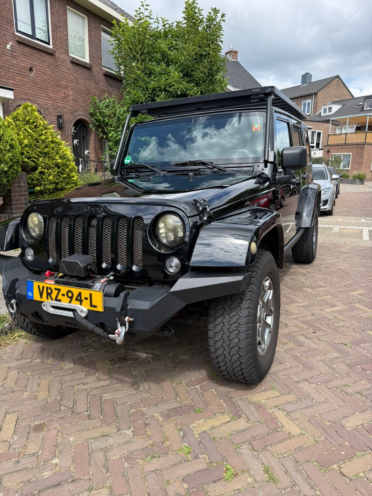 Jeep wrangler JK 2007 youngtimer - grijskenteken, Jeep, Zwart, 10 km/l, 177 pk