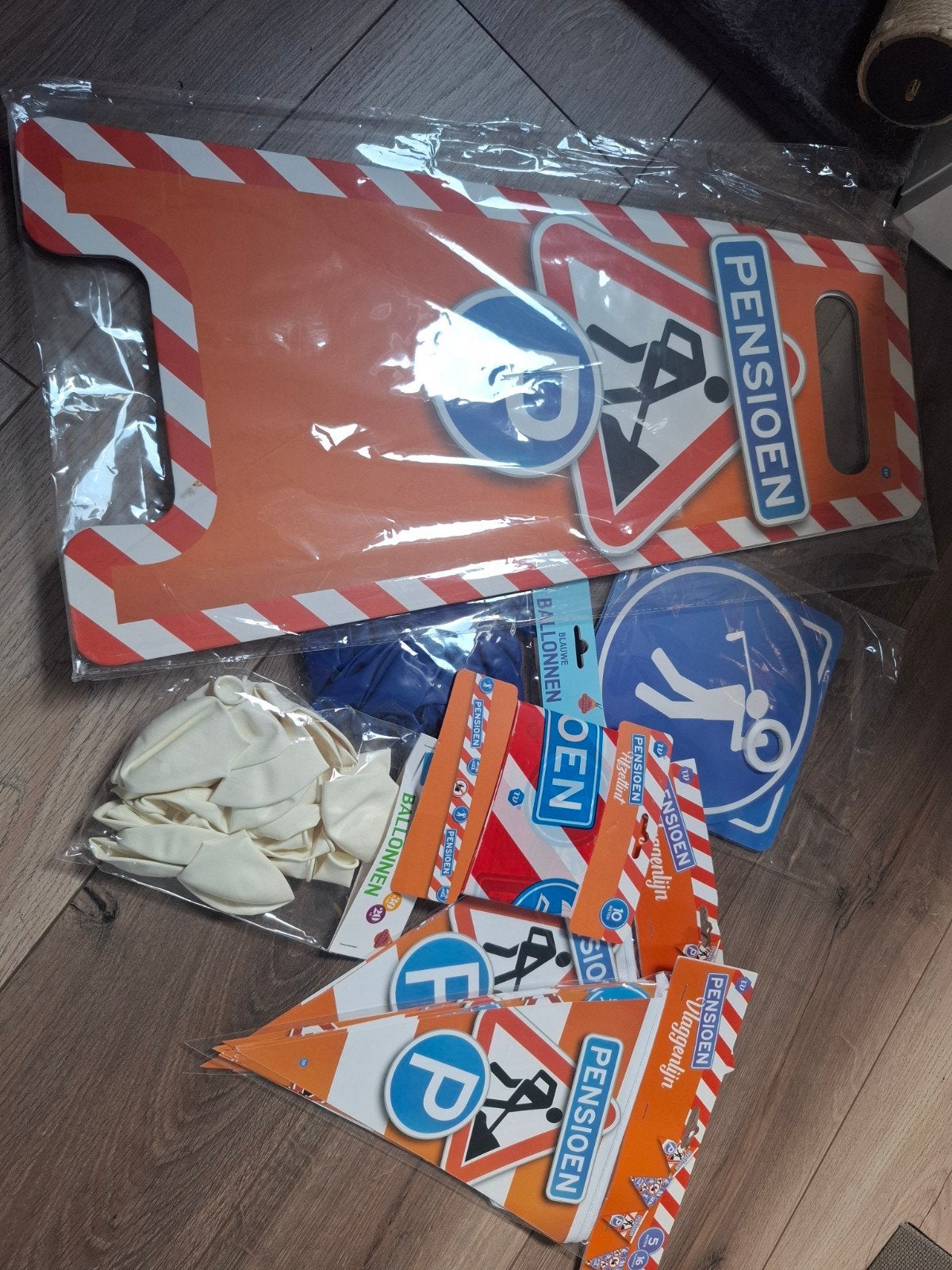 Pensioen Feestpakket: Versiering en Ballonnen, Ophalen, Versiering, Verjaardag