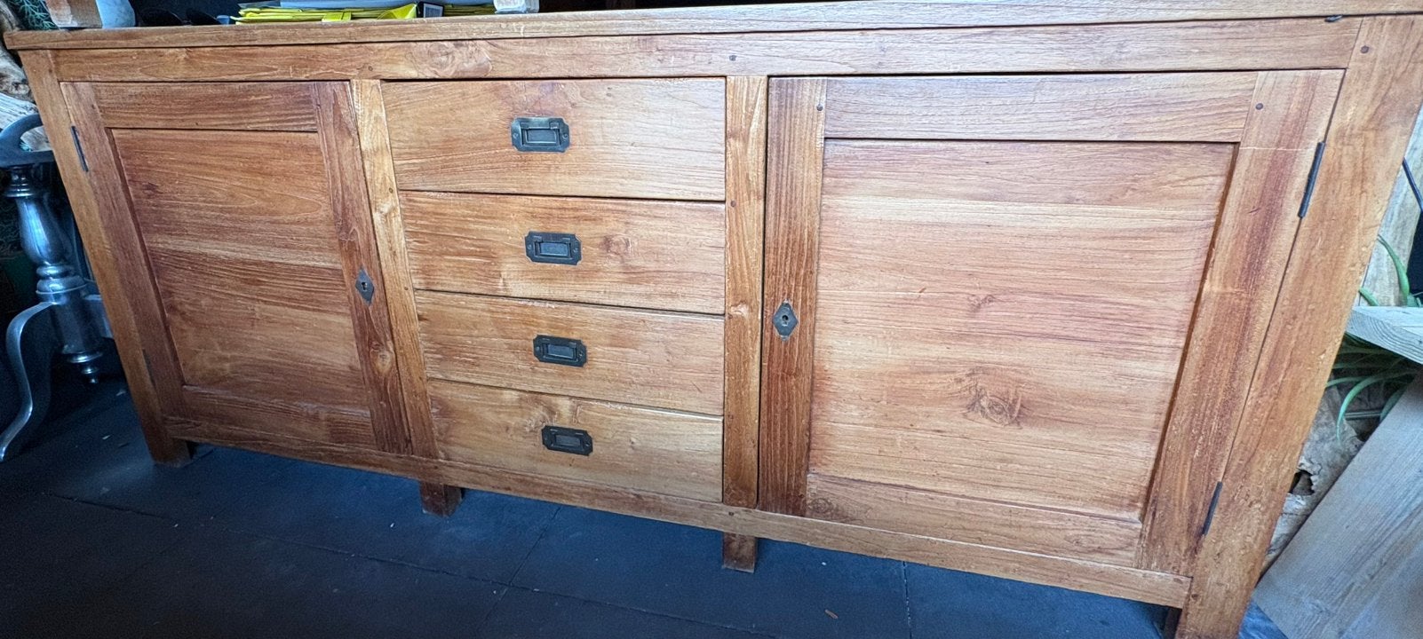 Dressoir kast Teak, Ophalen, Gebruikt, 25 tot 50 cm, 150 tot 200 cm