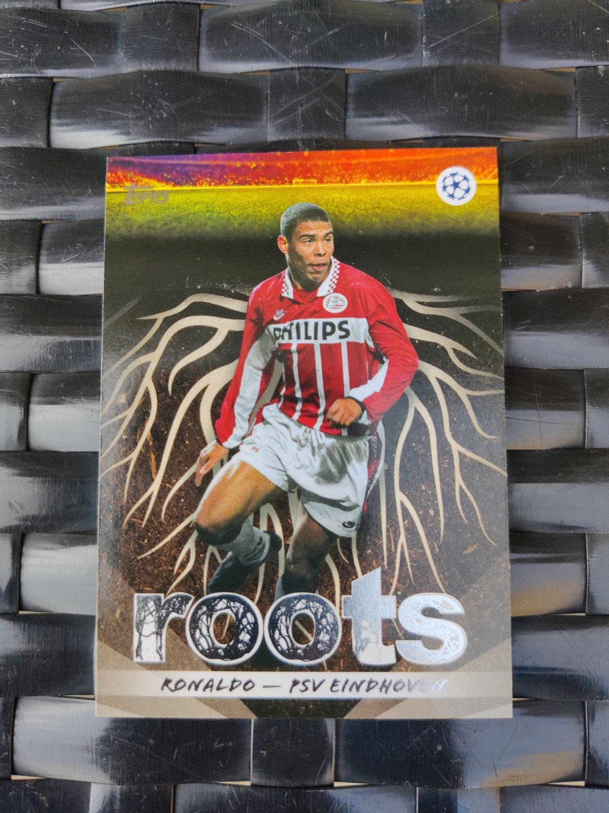 Ronaldo PSV Eindhoven Topps Roots Voetbal Spelerskaart, Verzamelen, Ophalen of Verzenden, Zo goed als nieuw, PSV, Spelerskaart