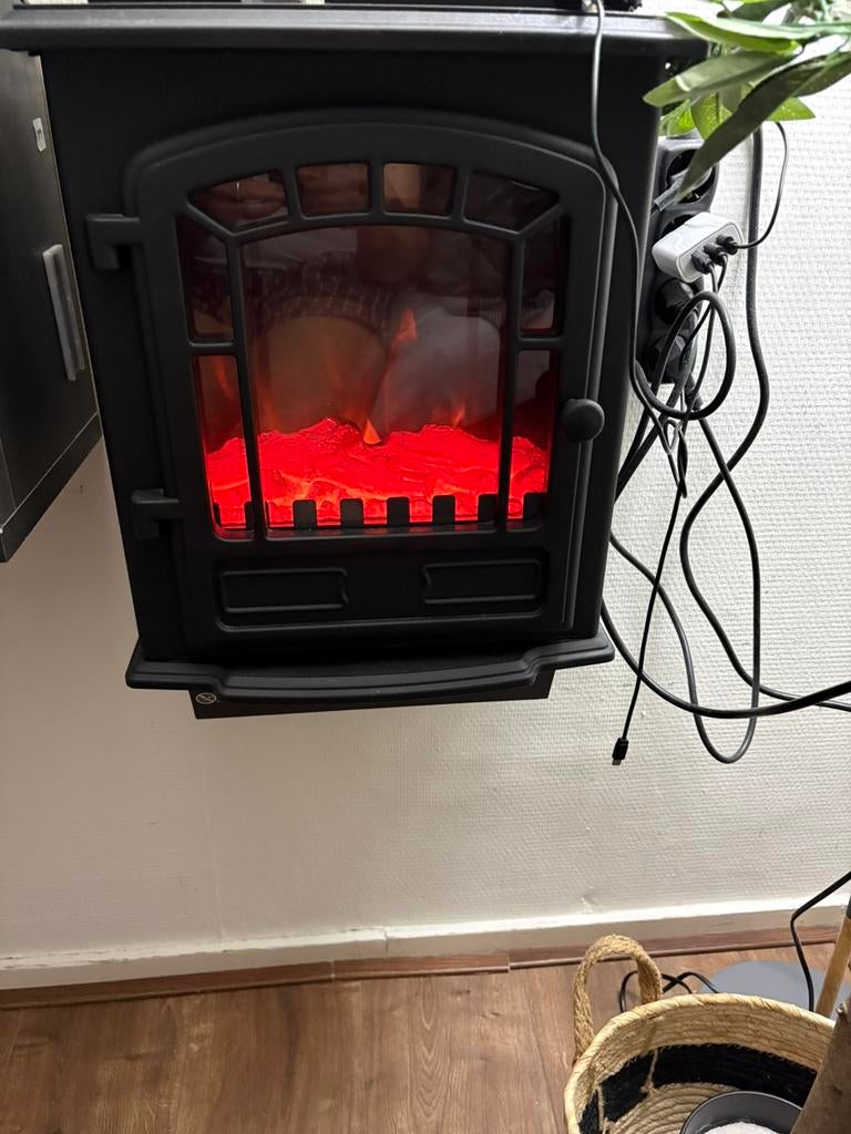 Haard, Huis en Inrichting, Haarden, Ophalen, Zo goed als nieuw, Vrijstaande haard, Elektrische haard