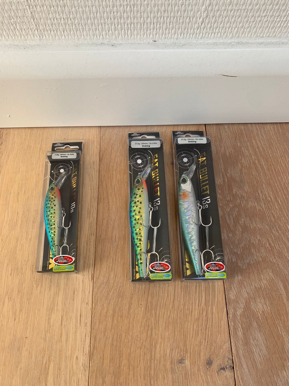 Nieuwe Berkley Dex Bullet pluggen, 10cm 17.8gr & 13cm 27.2gr, Overige typen, Nieuw, Ophalen of Verzenden, Berkley