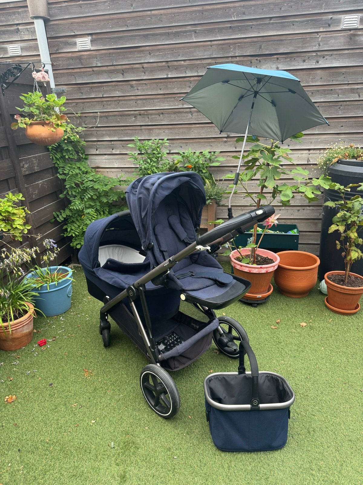 Cybex Gazelle S kinderwagen met twee zitjes en reiswieg, Overige merken, Gebruikt, Ophalen of Verzenden, Combiwagen