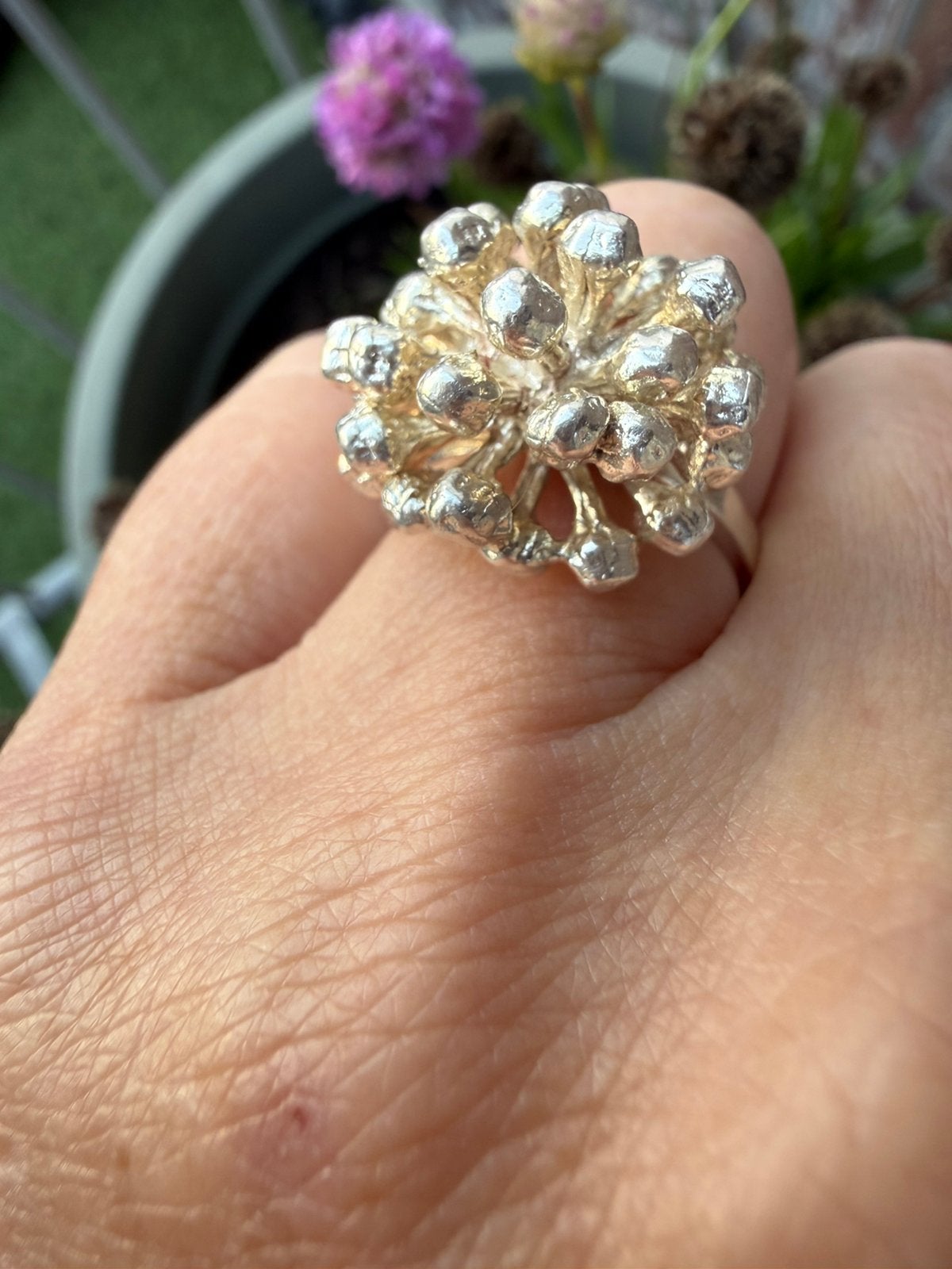 Foto 9 van H132/Zilveren FLORA DANICA ring Denemarken