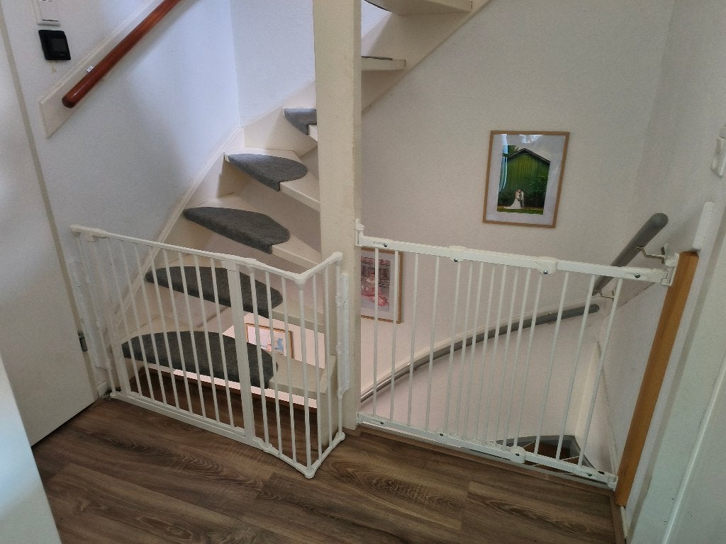 BabyDan traphekje, Kinderen en Baby's, Traphekjes, Ophalen, Zo goed als nieuw, 115 cm of meer, Metaal of IJzer