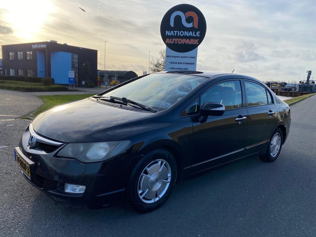 Honda Civic 2009 * 1.3 Hybrid * HYBRIDE * EXPORT & HANDEL, Auto's, Honda, Automatische klimaatregeling, Gebruikt, Zwart, Origineel Nederlands