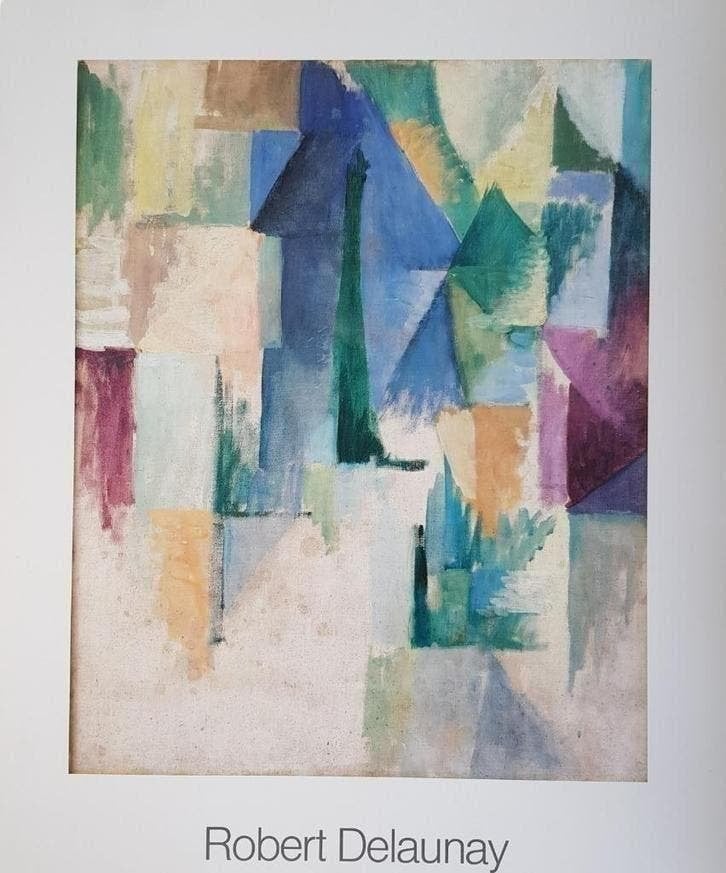 Robert Delaunay Les Fenêtres, Antiek en Kunst, Verzenden, Offsetdruk