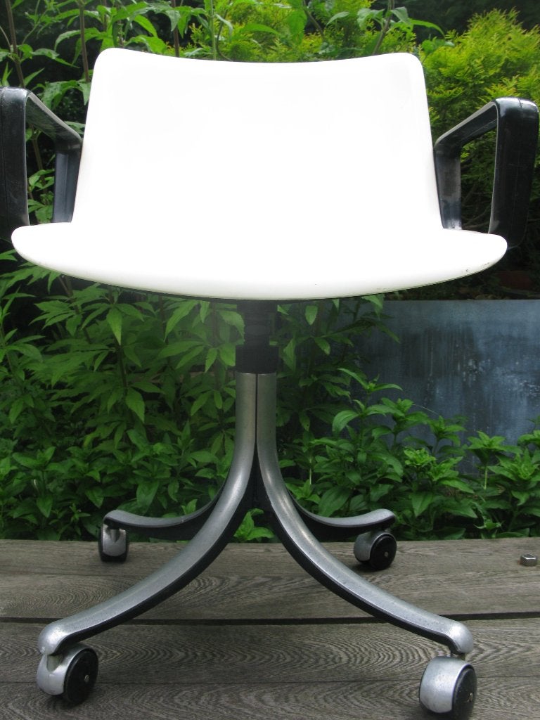 TECNO "MODUS 4" STOEL OSVALDO BORSANI DESIGN 1973, Ophalen, Gebruikt, Wit, Eén
