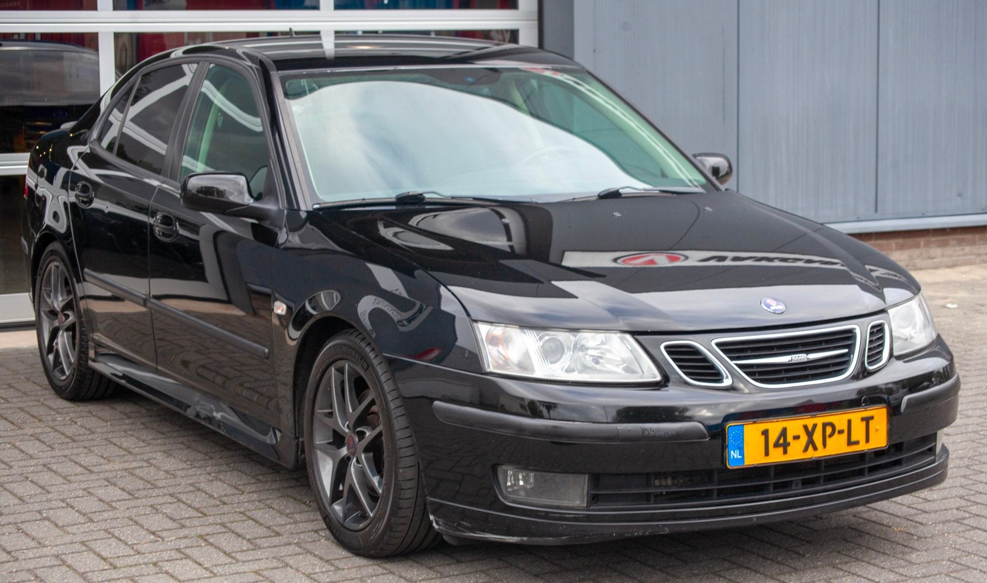 Saab 9-3 Sport Sedan 1.8t Linear, Auto's, 295 pk, Gebruikt, Zwart, 4 cilinders