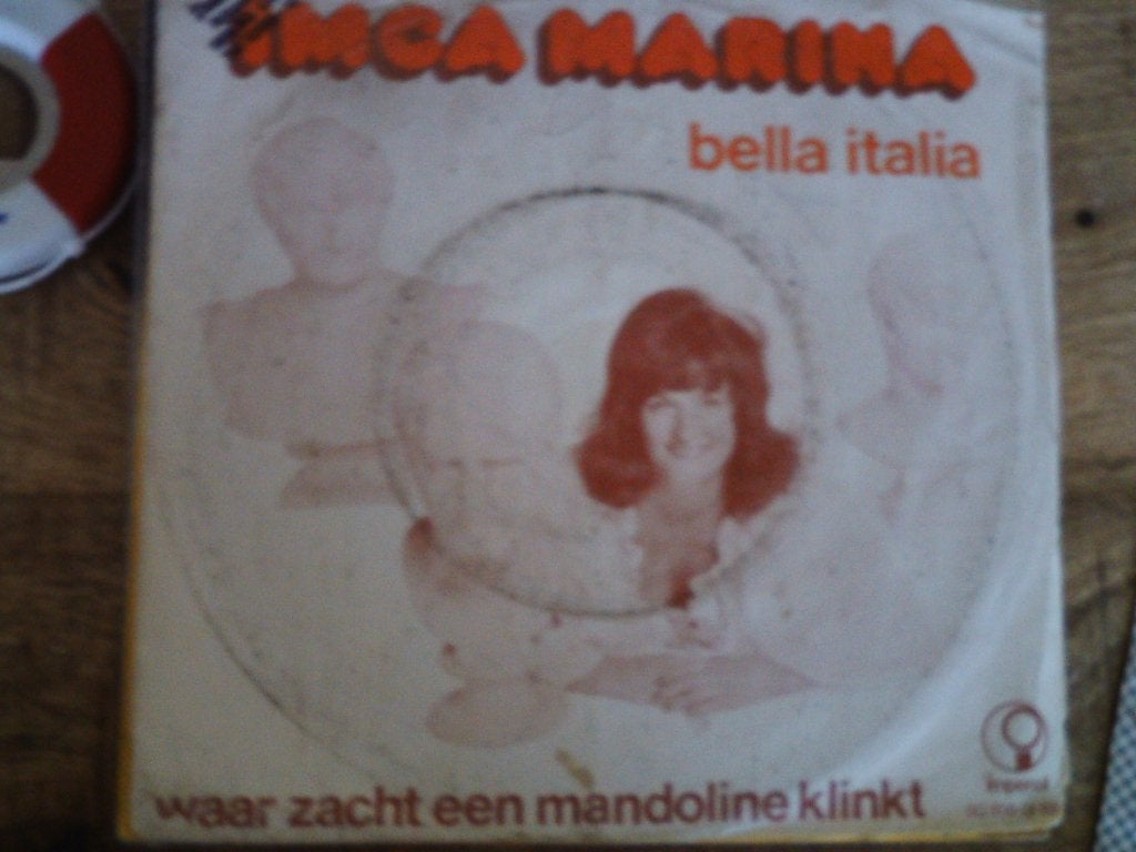 lMCA Marina - Bella Italia  30jul, 7 inch, Zo goed als nieuw, Fotohoes, Overige typen