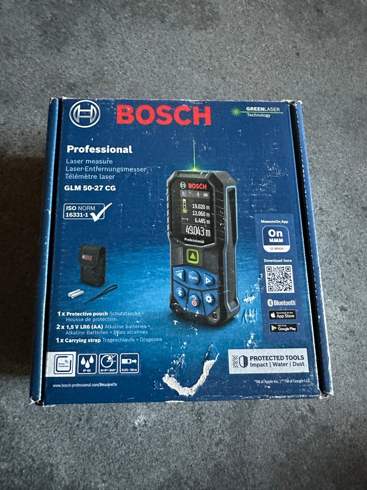 Nieuwe Bosch GLM 50-27 CG Afstandsmeter, Ophalen of Verzenden, Nieuw, Afstand