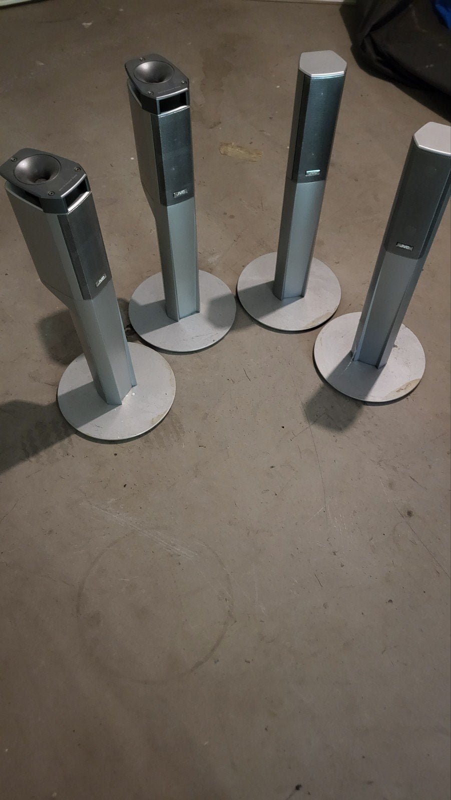 JVC SP-XF30S Surround Speakerset (4 stuks), Audio, Tv en Foto, Ophalen, Gebruikt, JVC, 60 tot 120 watt