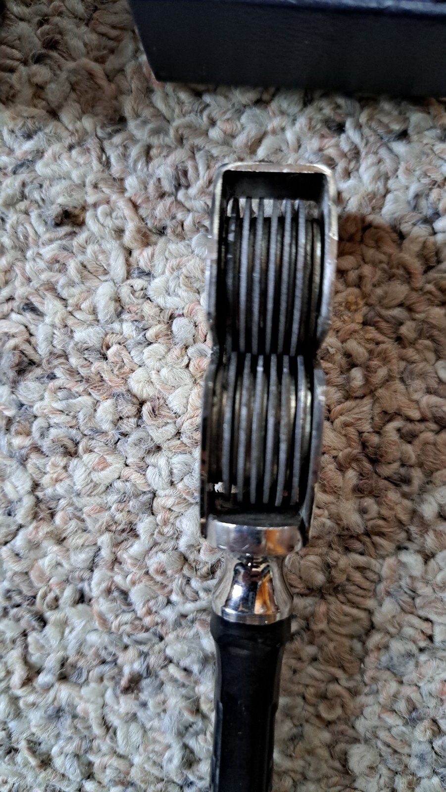 Vintage Gero RVS messenslijper in originele doos, Ophalen of Verzenden