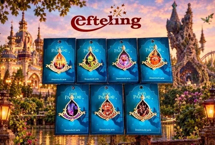 Efteling Pin Set, Droomvlucht Limited Edition, Nieuwste !!!, Ophalen of Verzenden, Nieuw, Speldje of Pin