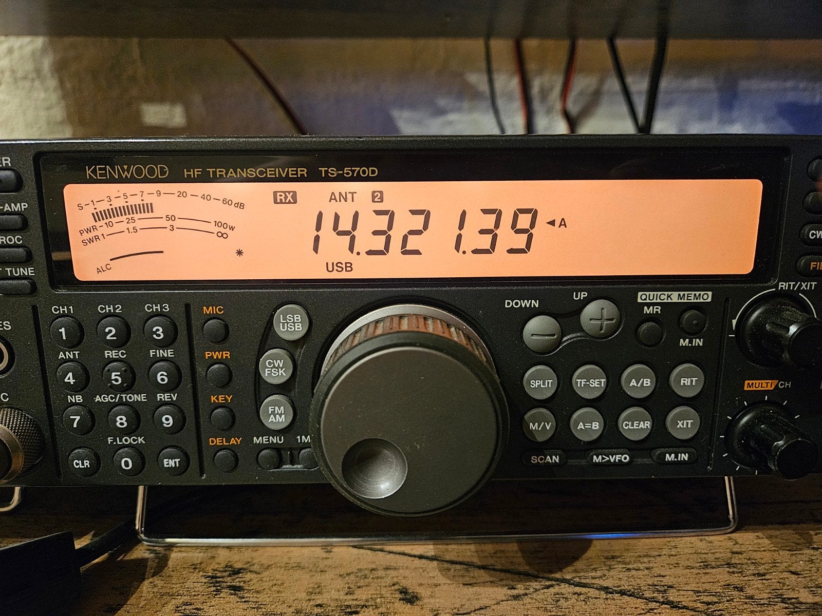 Kenwood ts 570dg transciever zie omschrijving inruil mogelij, Telecommunicatie, Ophalen of Verzenden, Zo goed als nieuw