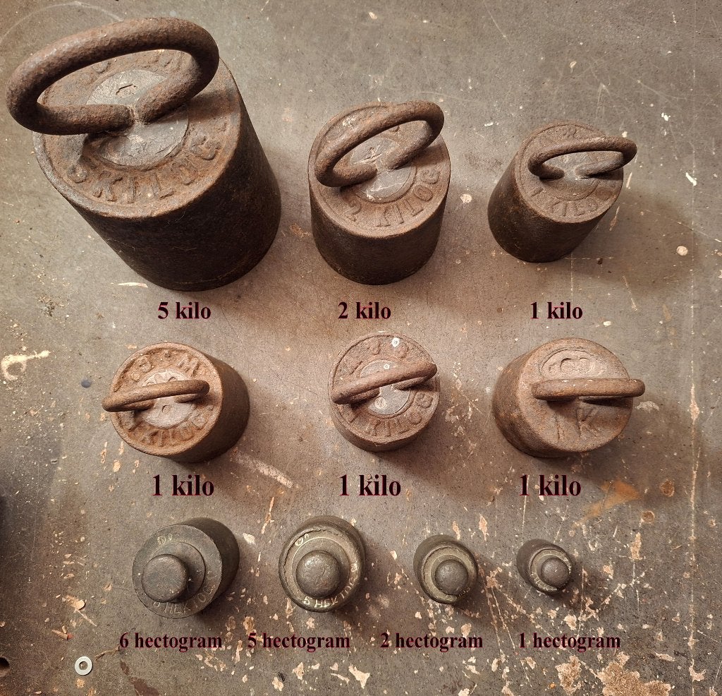 bascule gewichten, Antiek en Kunst, Antiek | Gereedschap en Instrumenten, Ophalen