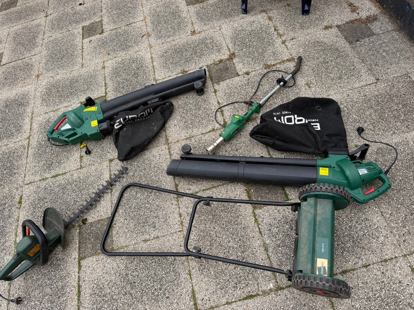 Bladblazers / heggeschaar handgrasmaaier en onkruidföhn, Gebruikt, -, -, Ophalen of Verzenden