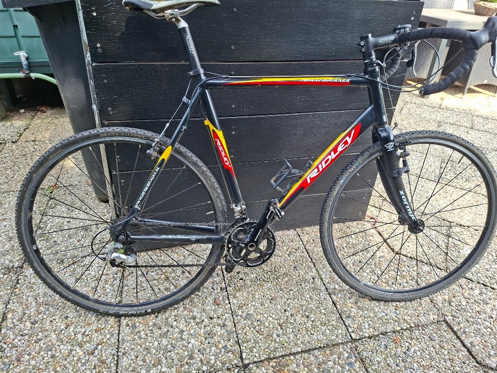veldfiets frame 60  velg remmen + 2 extra wielen voor de weg, Gebruikt, Velgrem, 57 tot 61 cm, Ophalen